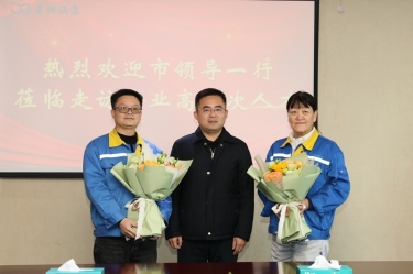 新春送暖 政企同心 | 平湖市领导走访太阳集团官网高层次人才、困难职工、劳动模范